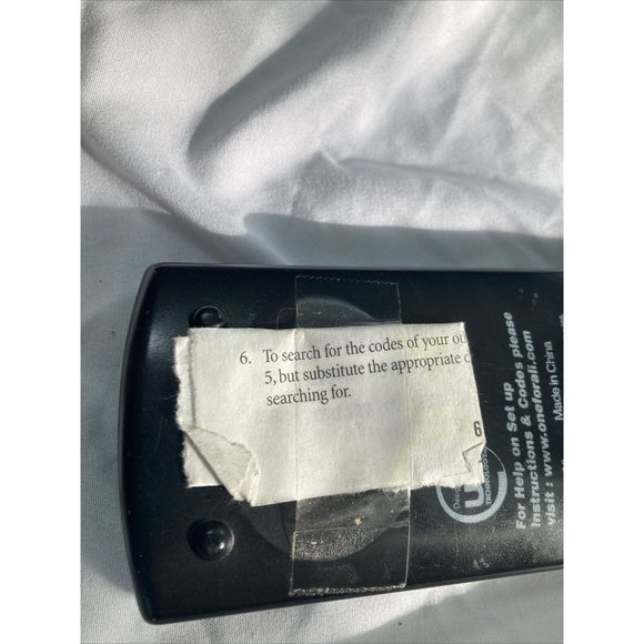 One For All 4-Device Universal Big-Button Remote Control URC4110 TV DVD VCR SAT - Picture 4 of 5